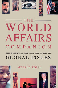 World Affairs Companion by Gerald Segal, 9780671741563