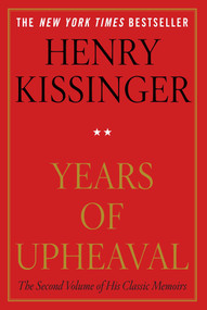Years of Upheaval by Henry Kissinger, 9781451636451