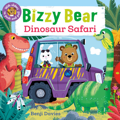 Bizzy Bear: Dinosaur Safari ((Interactive Prehistoric Dinosaur Board Book for Toddlers - With Sturdy Tabs and Slides to Push and Pull)) by Benji Davies, 9780763681708