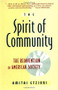 Spirit Of Community by Amitai Etzioni, 9780671885243
