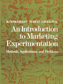 Intro to Marketing Experimentation by Venkatesa, 9781416578680