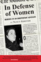 In Defense of Women (Memoirs of an Unrepentant Advocate) by Nancy Gertner, 9780807011430