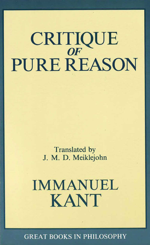 Critique of Pure Reason - 9780879755966 by Immanuel Kant, 9780879755966