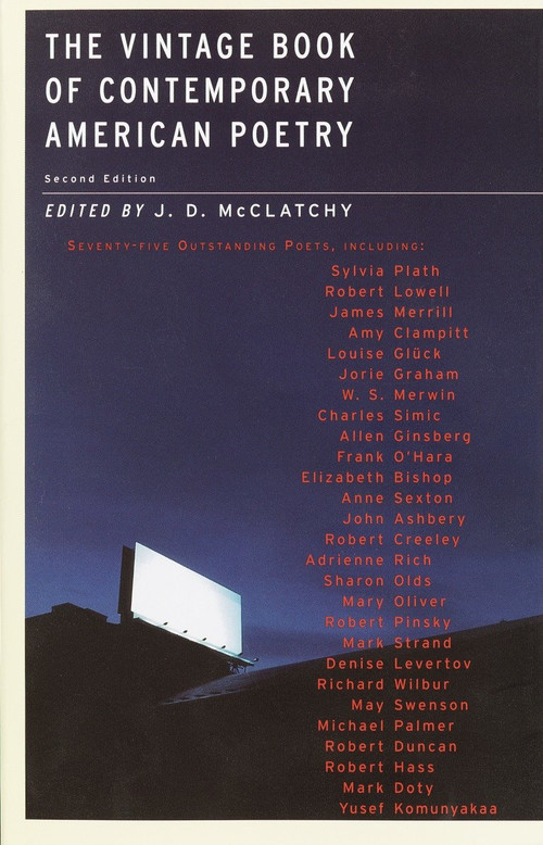 The Vintage Book of Contemporary American Poetry by J. D. McClatchy, 9781400030934