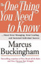 The One Thing You Need to Know (... About Great Managing, Great Leading, and Sustained Individual Success) by Marcus Buckingham, 9780743261654