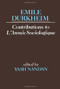 Contributions to L'Année Sociologique by Emile Durkheim, 9780684863900