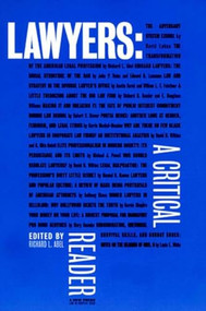 Lawyers (A Critical Reader) by Richard L. Abel, 9781565843929