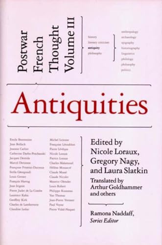 Antiquities by Nicole Loraux, Gregory Nagy, Laura M. Slatkin, 9781565843769