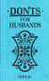 Don'ts For Husbands by Blanche Ebbutt, 9780713687910