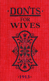 Don'ts for Wives by Blanche Ebbutt, 9780713687903