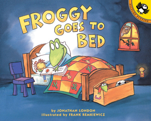 Froggy Goes to Bed by Jonathan London, Frank Remkiewicz, 9780140566574
