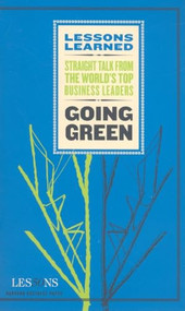 Going Green by Fifty Lessons, 9781422126431