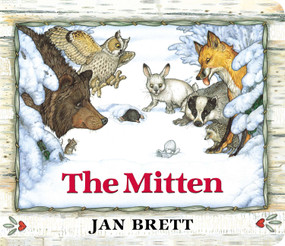 The Mitten (Oversized Lap Board Book) by Jan Brett, Jan Brett, 9780399169816