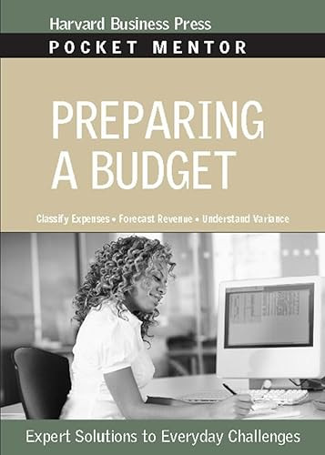Preparing a Budget by Harvard Business Review, 9781422128848