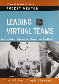 Leading Virtual Teams by Harvard Business Review, 9781422128862