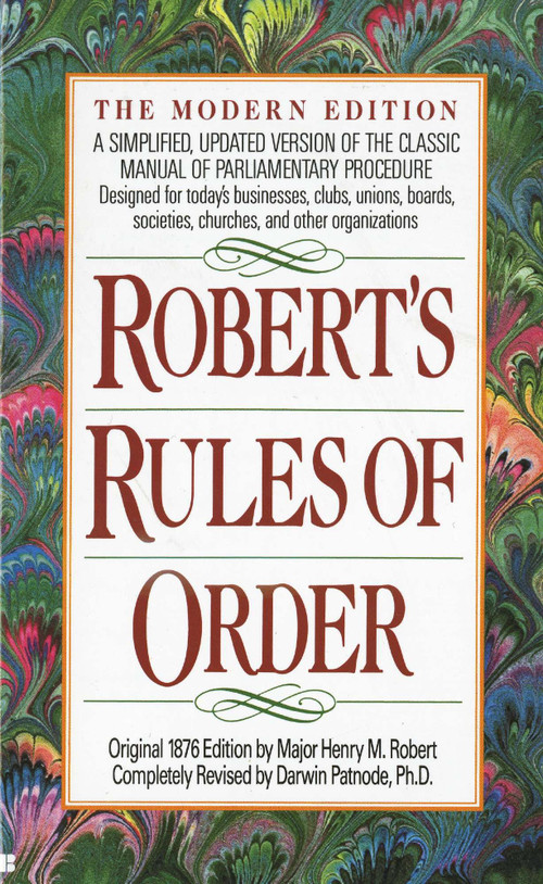 Robert's Rules of Order (A Simplified, Updated Version of the Classic Manual of Parliamentary Procedure) - 9780425139288 by Henry M. Robert, 9780425139288