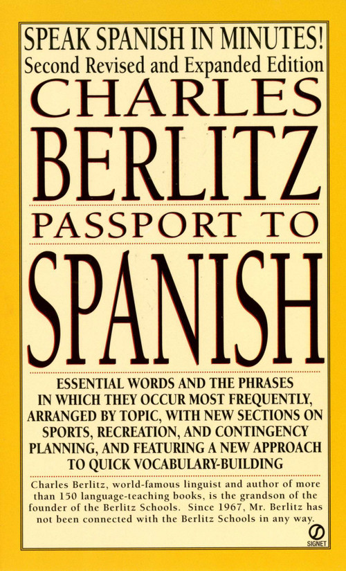 Passport to Spanish (Revised and Expanded Edition) by Charles Berlitz, 9780451178312