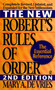 The New Robert's Rules of Order (Completely Revised, Updated, and Expanded for the New Millennium) by Mary A. De Vries, 9780451195173