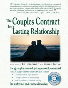 The Couples Contract for a Lasting Relationship by Ed Sherman, Bruce Janke, 9780944508589