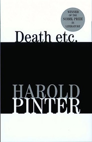 Death etc. by Harold Pinter, 9780802142252