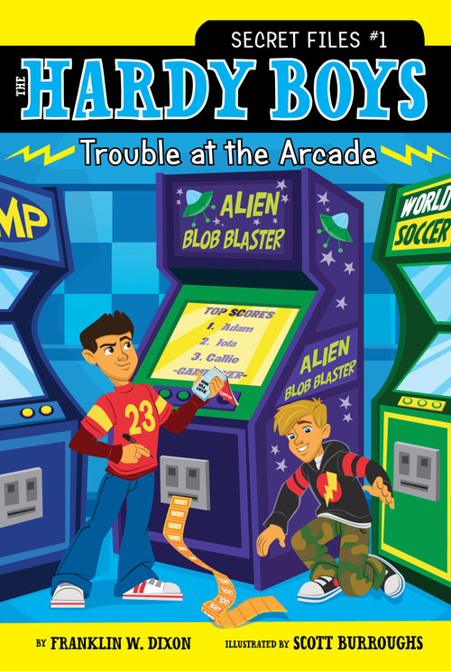 Trouble at the Arcade by Franklin W. Dixon, Scott Burroughs, 9781416991649