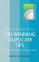100 Winning Duplicate Tips by Ron Klinger, 9780304366125