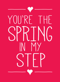 You're the Spring in My Step by Andrews McMeel Publishing, 9781449466237