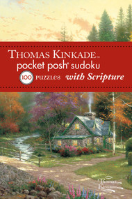 Thomas Kinkade Pocket Posh Sudoku 2 with Scripture (100 Puzzles) by The Puzzle Society, 9781449426941