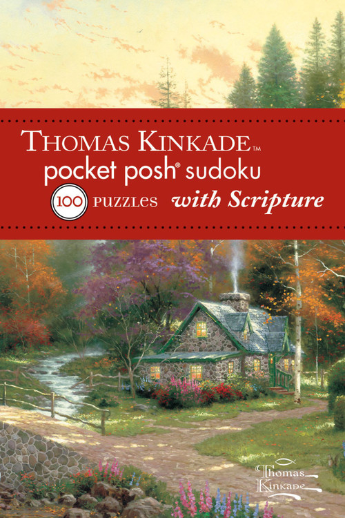Thomas Kinkade Pocket Posh Sudoku 2 with Scripture (100 Puzzles) by The Puzzle Society, 9781449426941