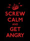 Screw Calm and Get Angry (Miniature Edition) by Andrews McMeel Publishing, Editor, 9780740799525