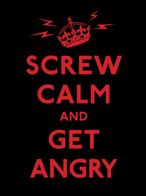 Screw Calm and Get Angry by Andrews McMeel Publishing, Editor, 9780740799525