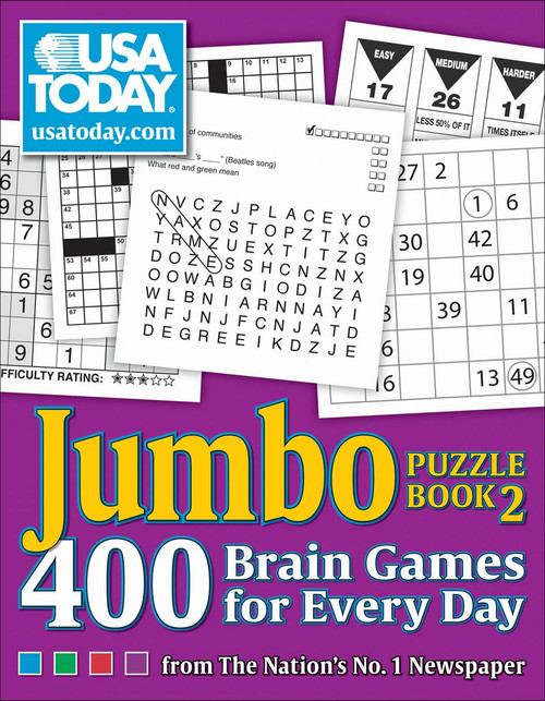 USA TODAY Jumbo Puzzle Book 2 (400 Brain Games for Every Day) by USA TODAY, 9780740785399