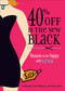 40% Off Is the New Black (Reasons Why Less Is More) by Lisa Birnbach, Ann Hodgman, Patricia Marx, Patty Marx, 9780740785313