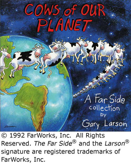 Cows of Our Planet by Gary Larson, 9780836217018