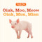 Oink, Moo, Meow/Oink, Muu, Miau by Sterling Publishing Co., Inc., 9781454910411
