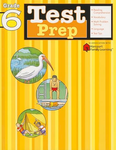 Test Prep: Grade 6 (Flash Kids Harcourt Family Learning) by Flash Kids Editors, 9781411404021