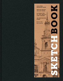Sketchbook 8.5 x 11" Black Hardcover Mixed Media Sketchbook for Drawing (Acid-Free Quality Paper (128 pages)) by Union Square & Co., 9781454909224