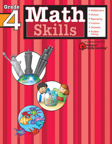 Math Skills: Grade 4 (Flash Kids Harcourt Family Learning) by Flash Kids Editors, 9781411401099
