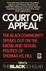 Court of Appeal (The Black Community Speaks Out on the Racial and) by Black Scholar, 9780345381361