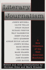 Literary Journalism (A New Collection of the Best American Nonfiction) by Norman Sims, Mark Kramer, 9780345382221