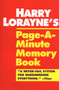 Harry Lorayne's Page-a-Minute Memory Book by Harry Lorayne, 9780345410146