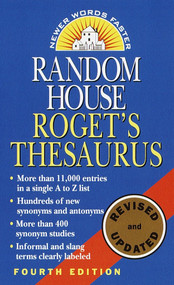 Random House Roget's Thesaurus by Random House, 9780345447265
