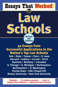 Essays That Worked for Law Schools (Revised) (40 Essays from Successful Applications to the Nation's Top Law Schools) by Boykin Curry, Brian Kasbar, 9780345450425