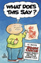 What Does This Say? (It Says The Family Circus® Makes Perfect Sense to Millions, Young & Old) by Bil Keane, 9780345470300