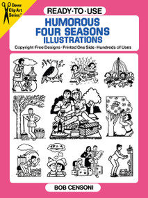 Ready-to-Use Humorous Four Seasons Illustrations by Bob Censoni, 9780486266565
