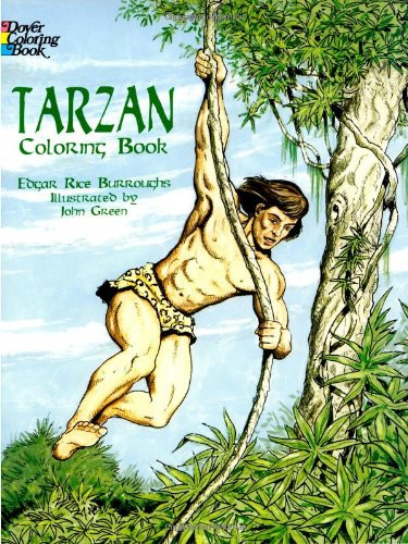 Tarzan Coloring Book by Edgar Rice Burroughs, John Green, 9780486403595