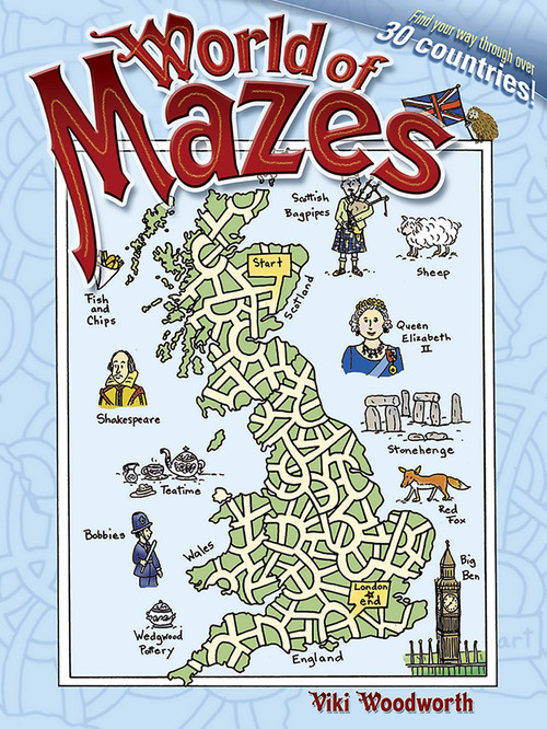 World of Mazes by Viki Woodworth, 9780486456409
