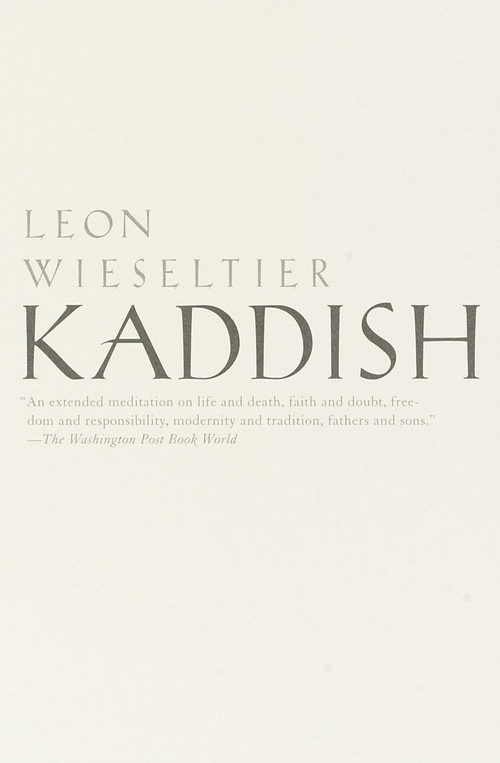 Kaddish by Leon Wieseltier, 9780375703621