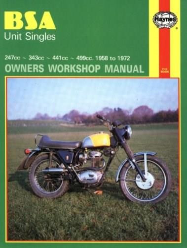 BSA Unit Singles Owners Workshop Manual, No. 127 ('58-'72) by John Haynes, 9780856961274
