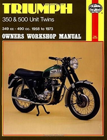 Triumph 350 and 500 Unit Twins Owners Workshop Manual, No. 137 ('58-'73) by John Haynes, 9780856961373